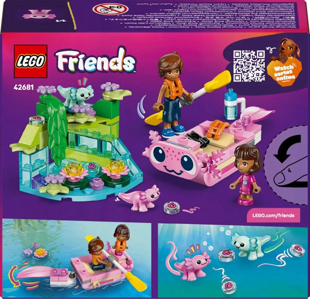 LEGO Friends 42681 Aksolotlio nuotykių valtis