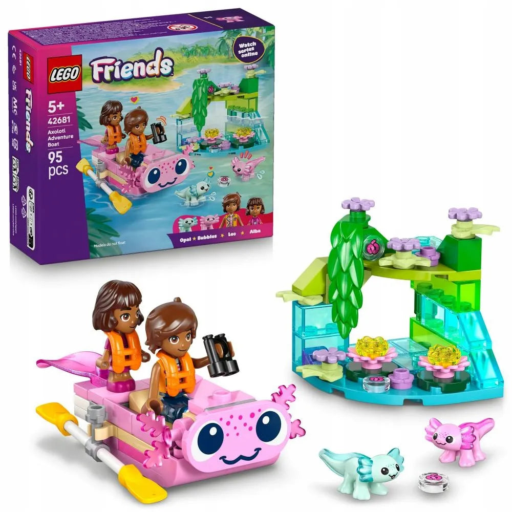 LEGO Friends 42681 Aksolotlio nuotykių valtis
