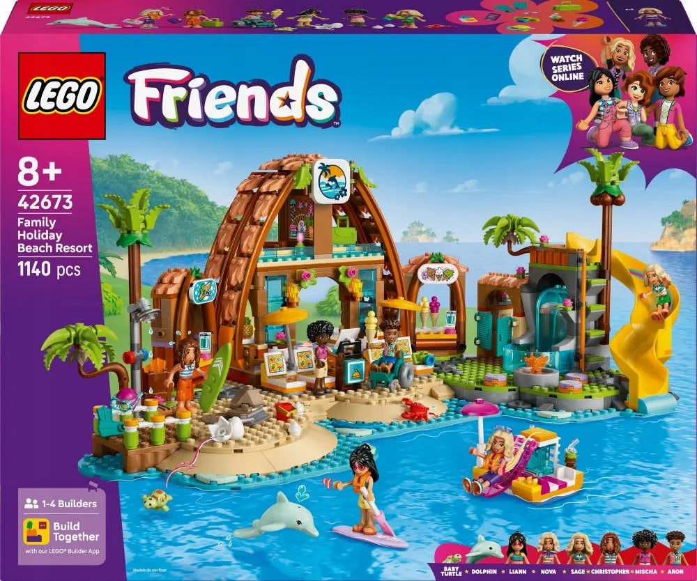 LEGO Friends Šeimos atostogos paplūdimyje 42673