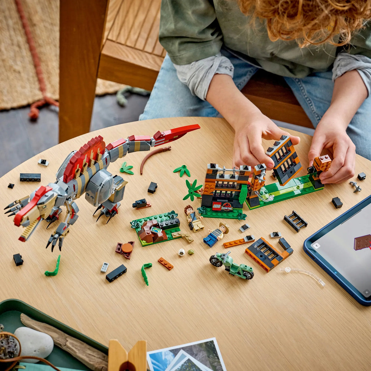 LEGO Jurassic World 77982 Spinozaurų pabėgimas – dinozauro konstruktorius