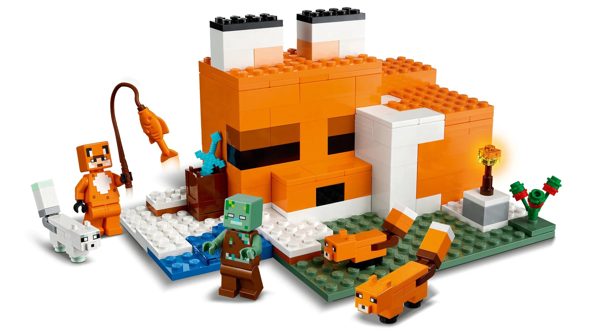 LEGO Minecraft 21178 Lapių buveinė