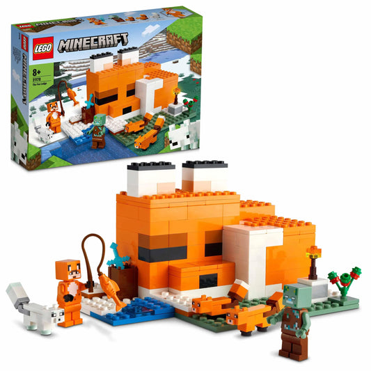 LEGO Minecraft 21178 Lapių buveinė