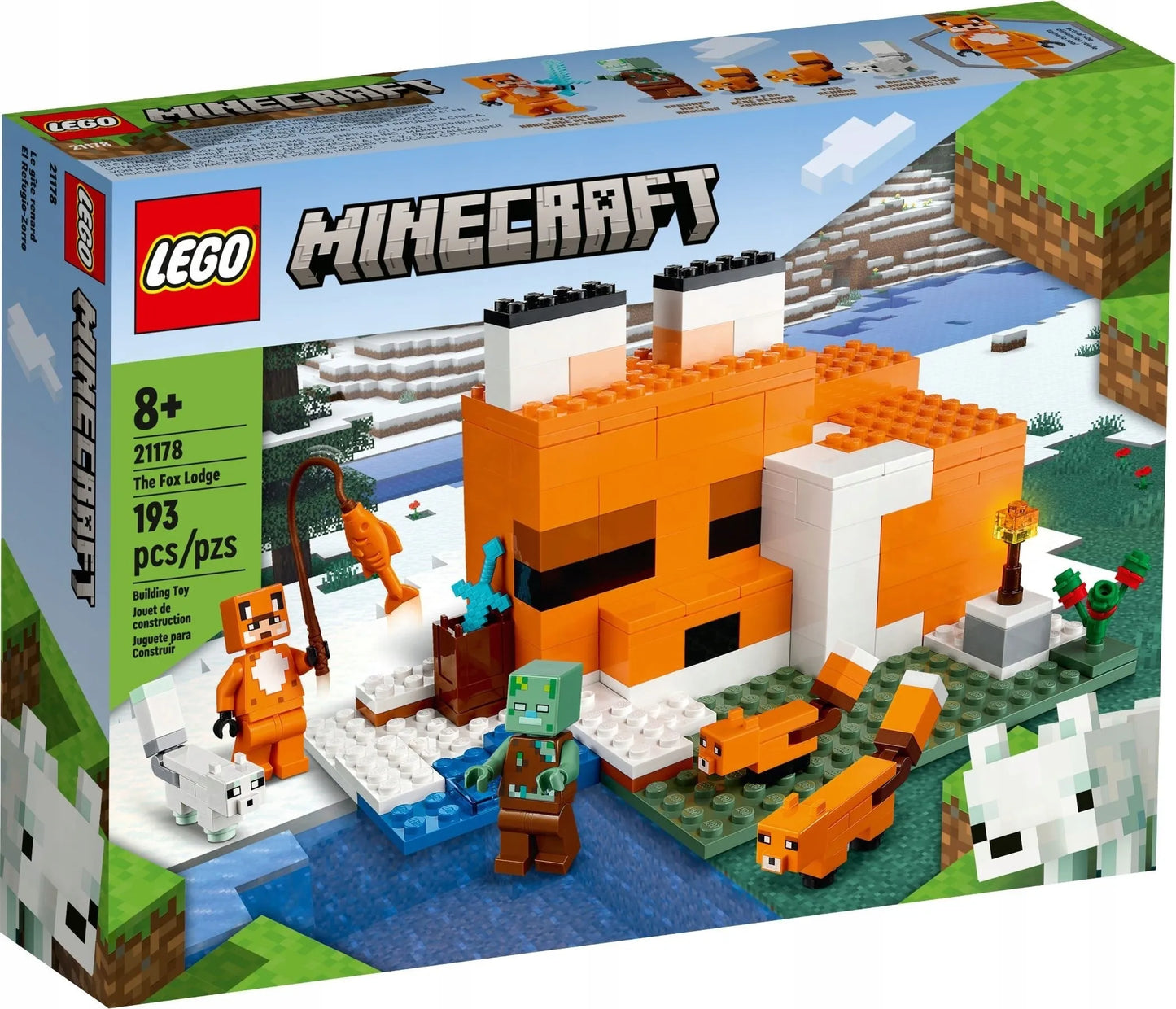 LEGO Minecraft 21178 Lapių buveinė