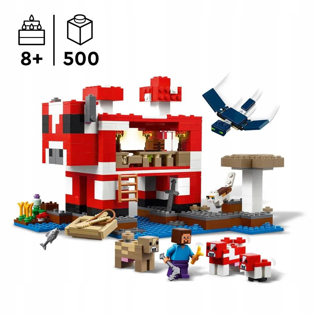 LEGO Minecraft 21270 Grybinių karvių namas