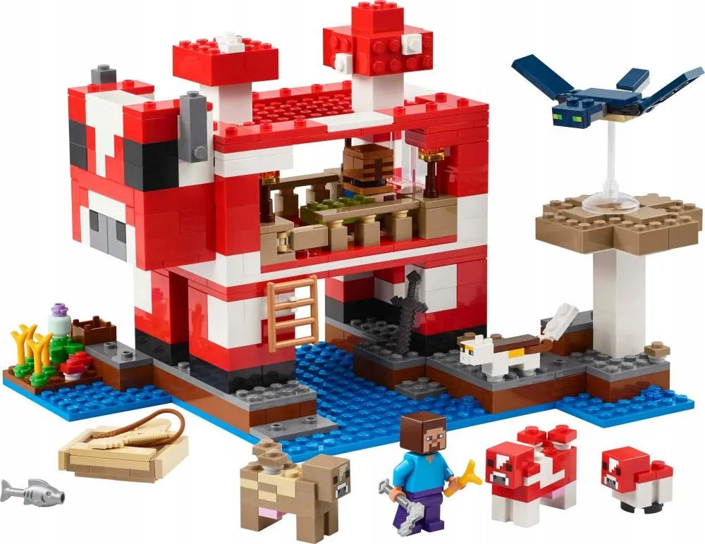 LEGO Minecraft 21270 Grybinių karvių namas