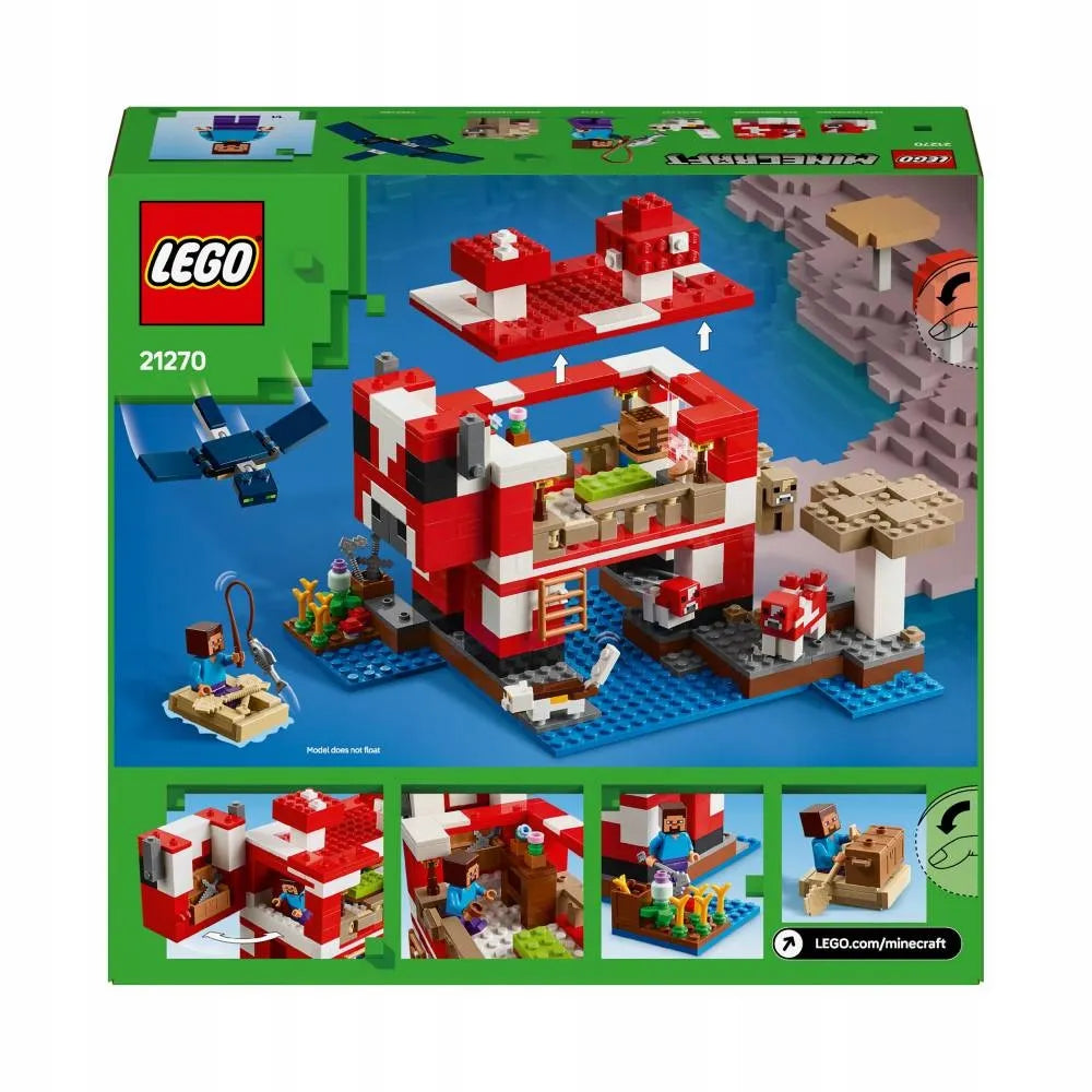 LEGO Minecraft 21270 Grybinių karvių namas