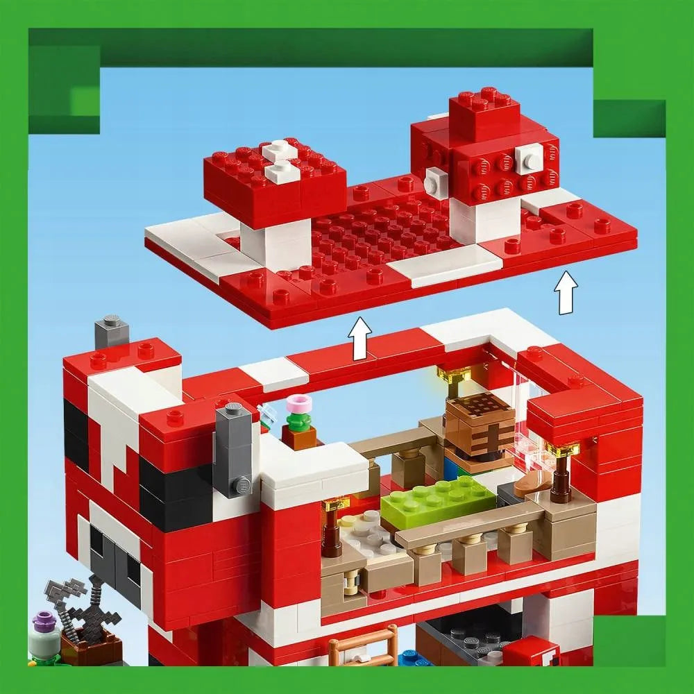 LEGO Minecraft 21270 Grybinių karvių namas