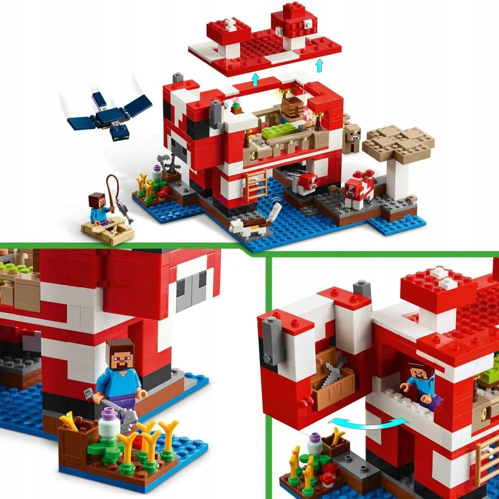 LEGO Minecraft 21270 Grybinių karvių namas