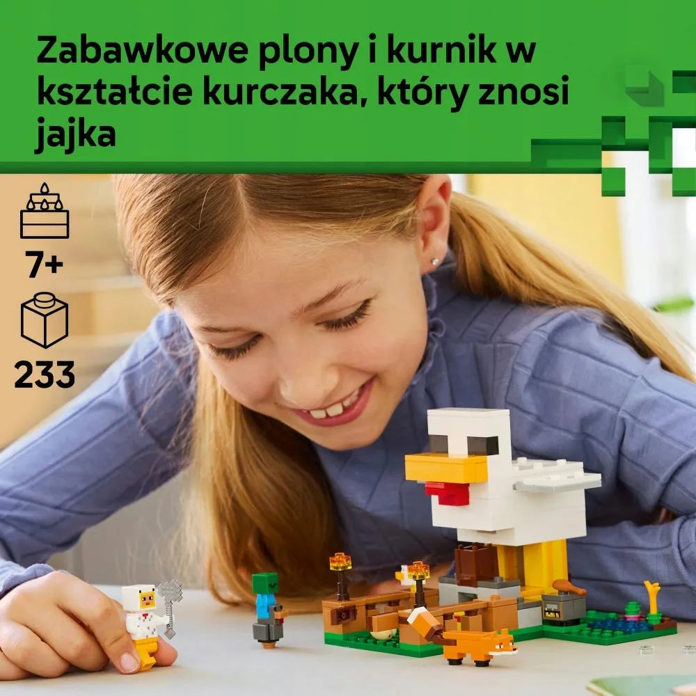 LEGO Minecraft Vištų ferma 21585