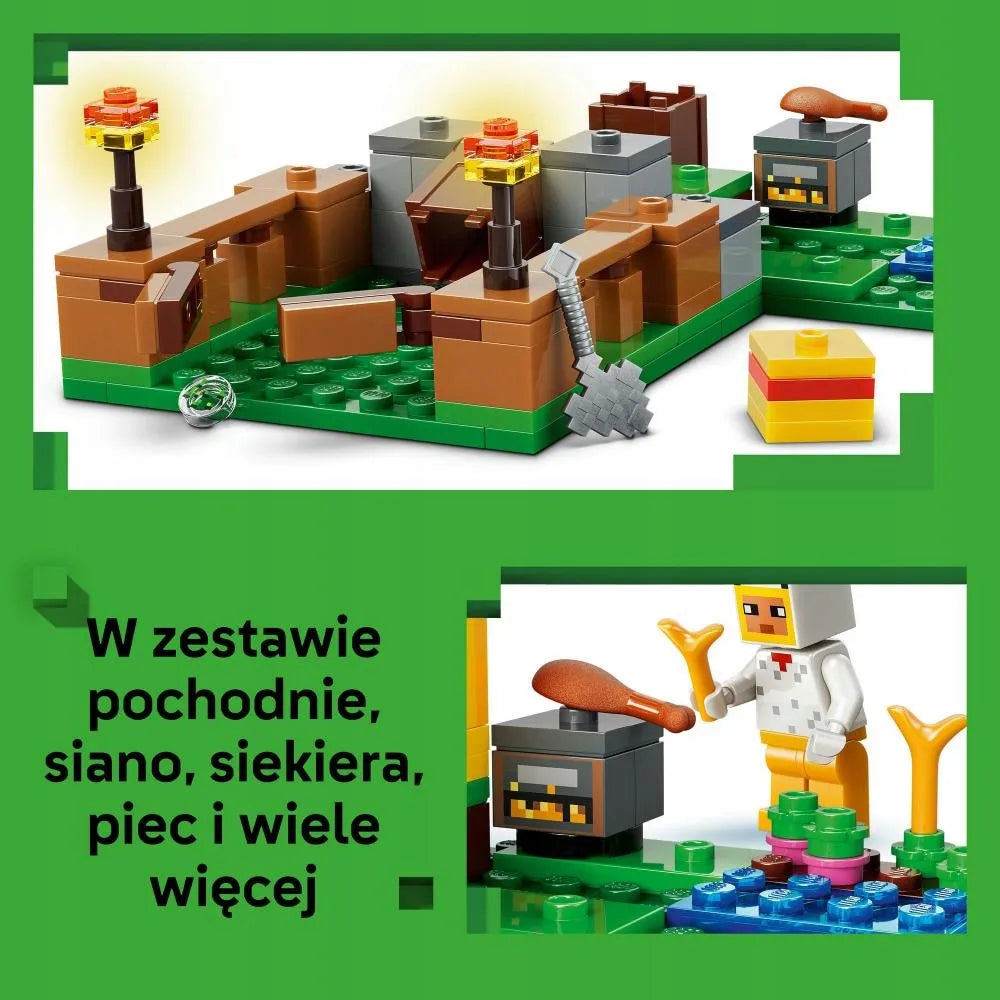 LEGO Minecraft Vištų ferma 21585