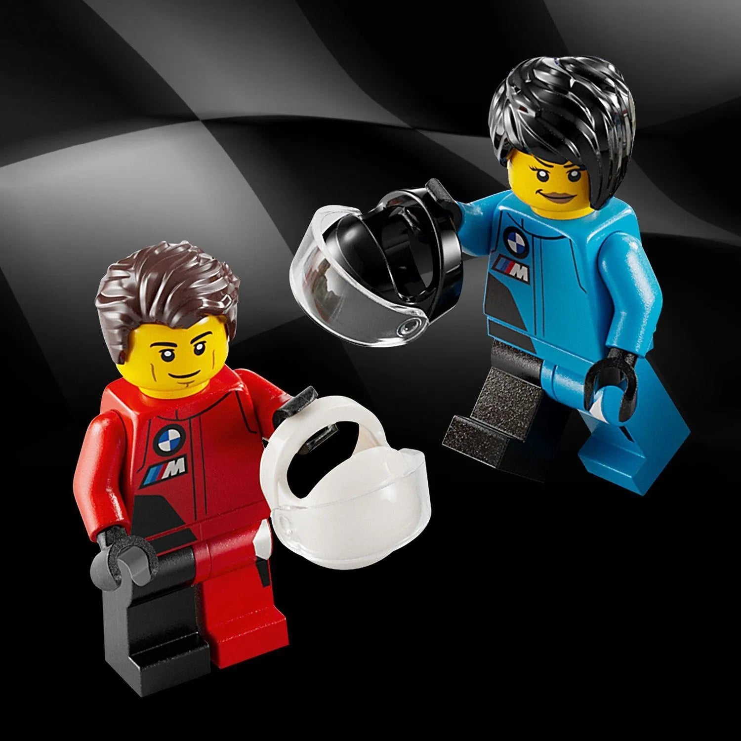 LEGO Speed Champions BMW M4 GT3 ir BMW M Hybrid V8 lenktyniniai automobiliai 76922