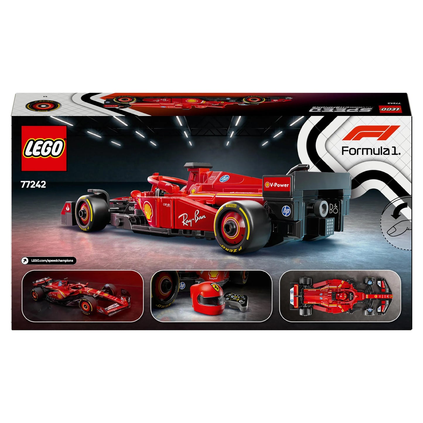 LEGO Speed Champions F1 bolidas Ferrari SF-24 10+ 275 d. 77242