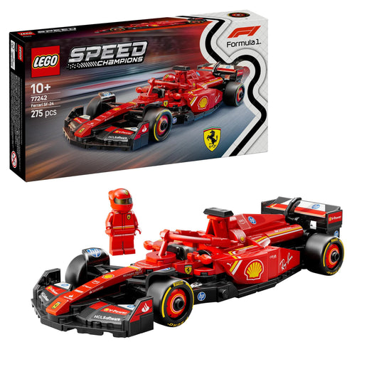 LEGO Speed Champions F1 bolidas Ferrari SF-24 10+ 275 d. 77242