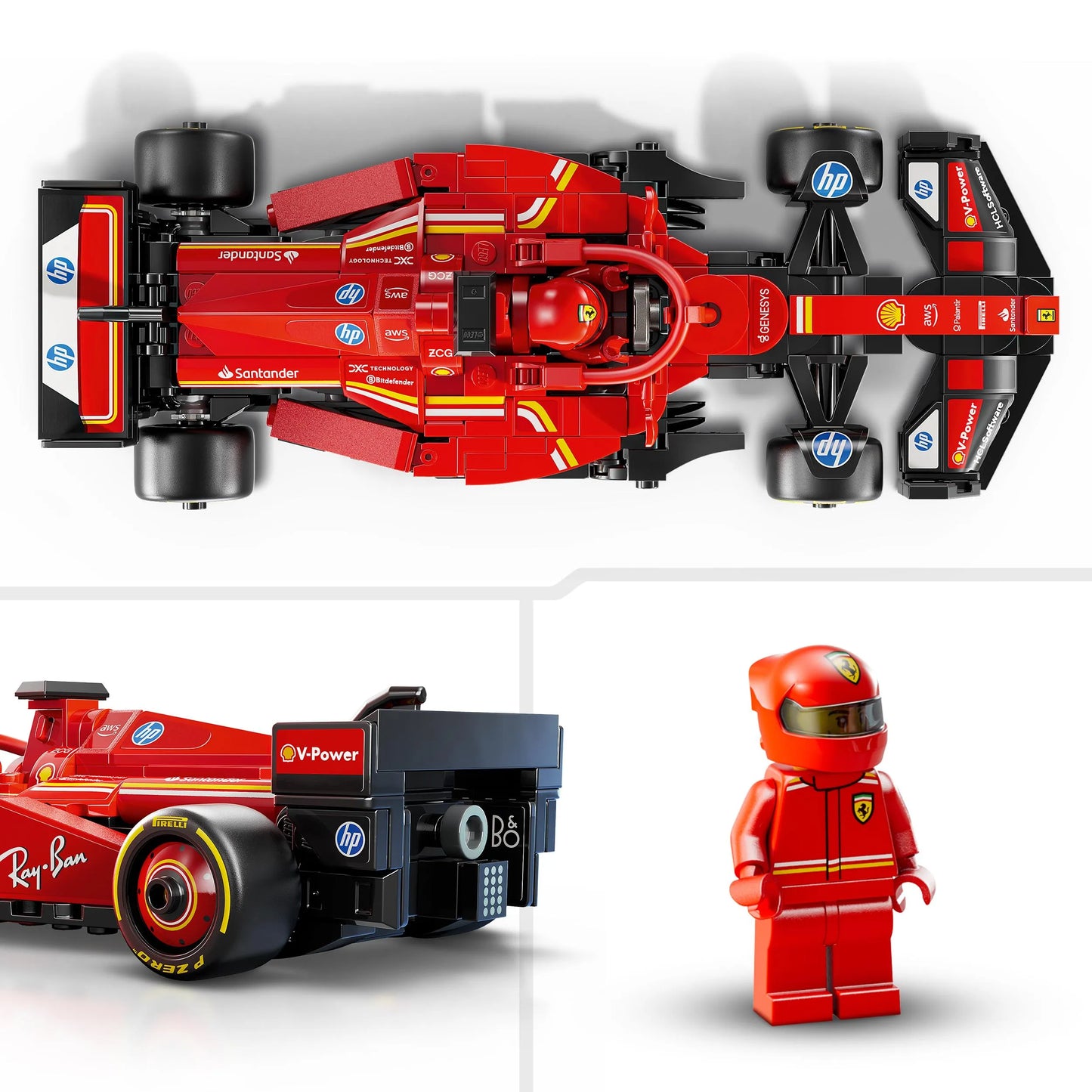 LEGO Speed Champions F1 bolidas Ferrari SF-24 10+ 275 d. 77242
