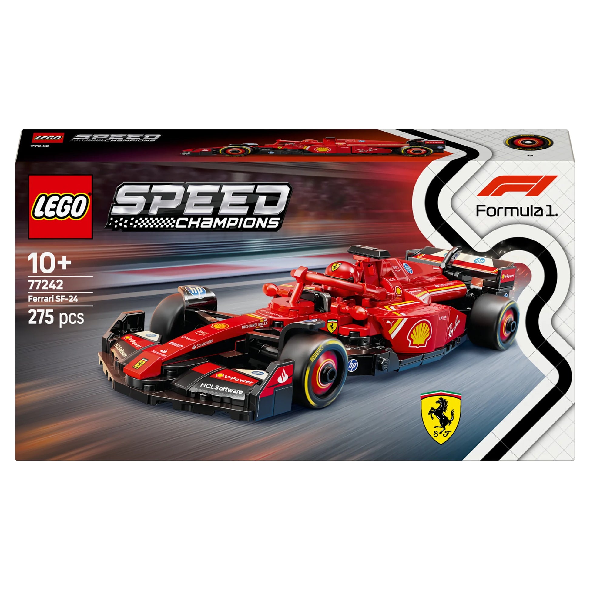 LEGO Speed Champions F1 bolidas Ferrari SF-24 10+ 275 d. 77242