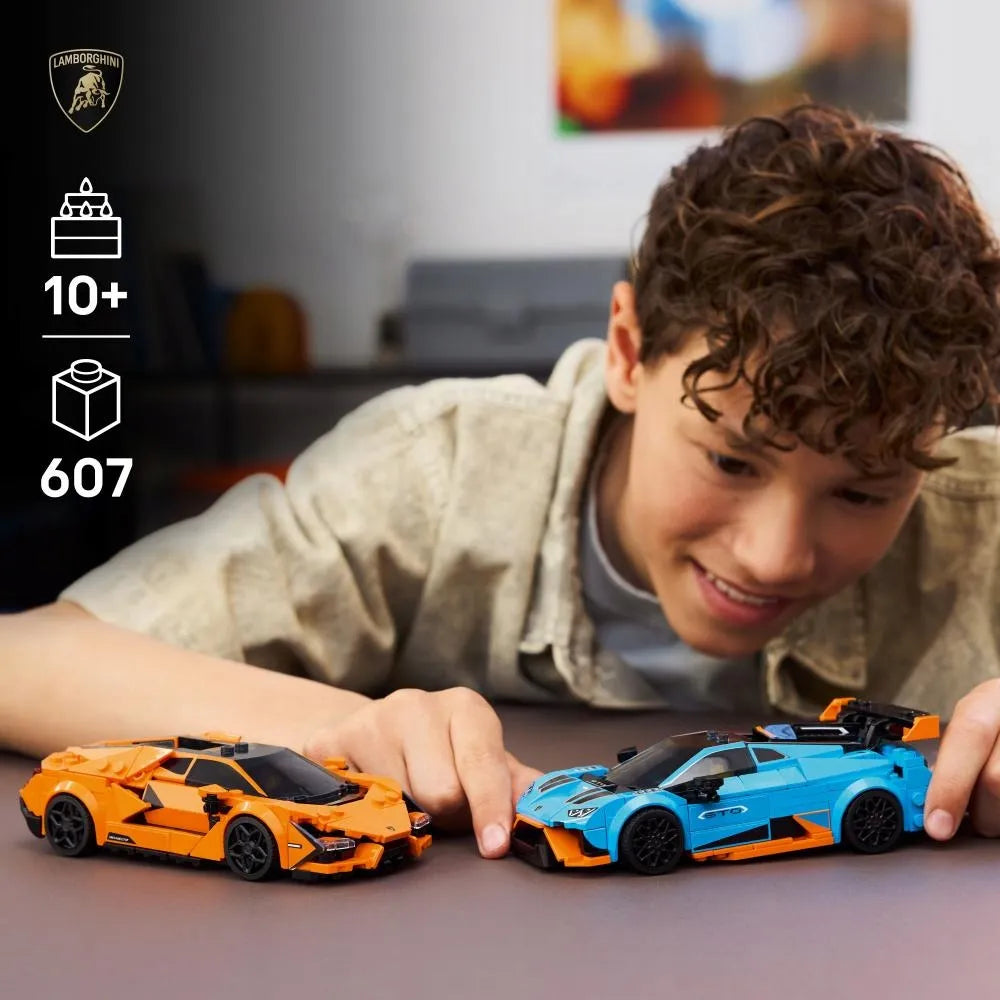 LEGO SPEED CHAMPIONS Lamborghini Revuelto ir Huracán STO 77238
