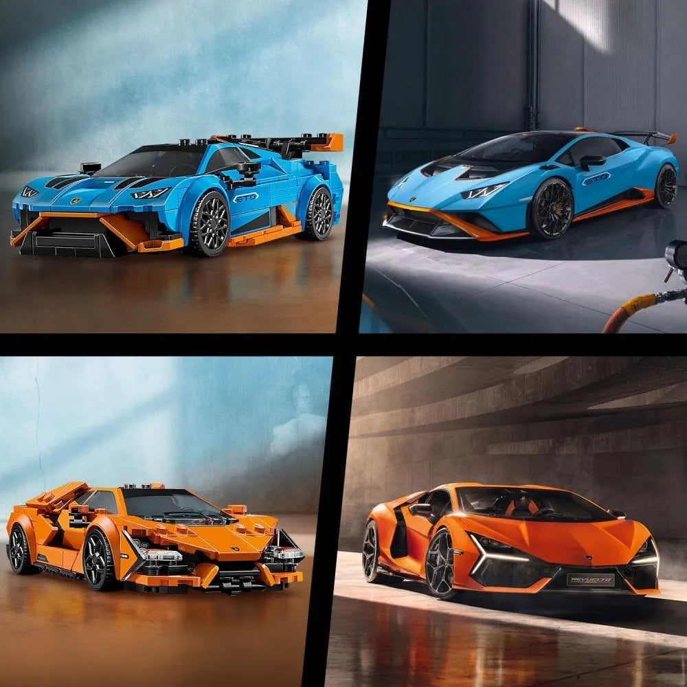 LEGO SPEED CHAMPIONS Lamborghini Revuelto ir Huracán STO 77238