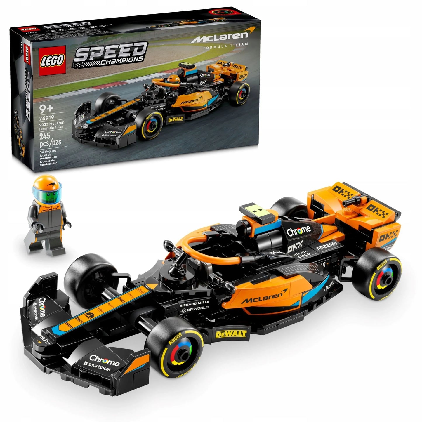 LEGO SPEED CHAMPIONS McLaren Formulės 1 lenktyninis automobilis 2023 - 76919