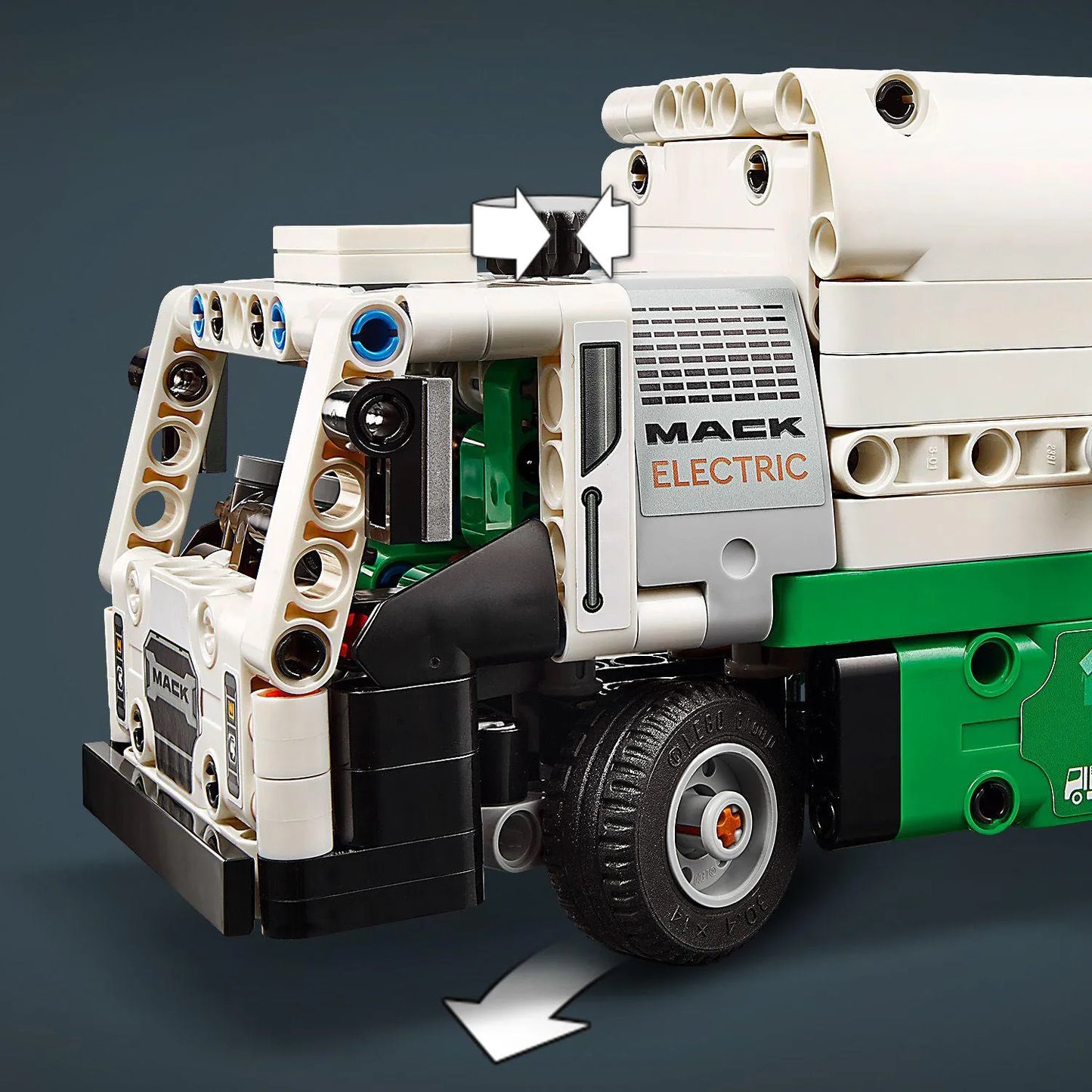 LEGO Technic 42167 Mack LR elektrinis šiukšliavežis