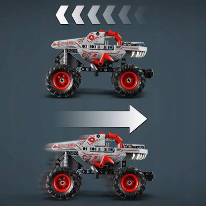 LEGO Technic 42200 Monster Jam ThunderROARus su atgalinio tempimo varikliu