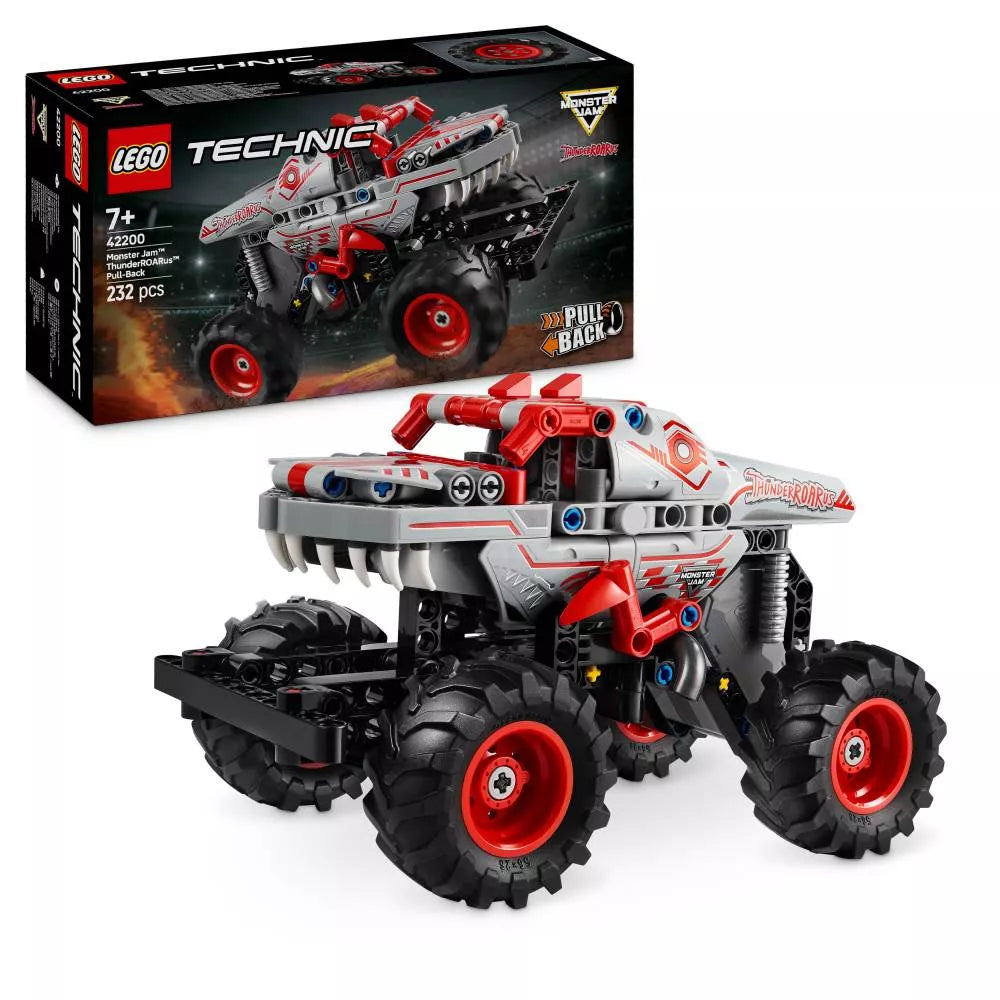 LEGO Technic 42200 Monster Jam ThunderROARus su atgalinio tempimo varikliu
