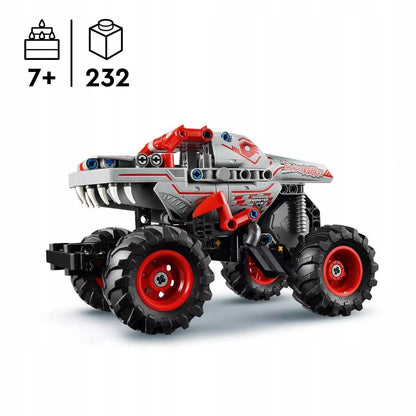 LEGO Technic 42200 Monster Jam ThunderROARus su atgalinio tempimo varikliu