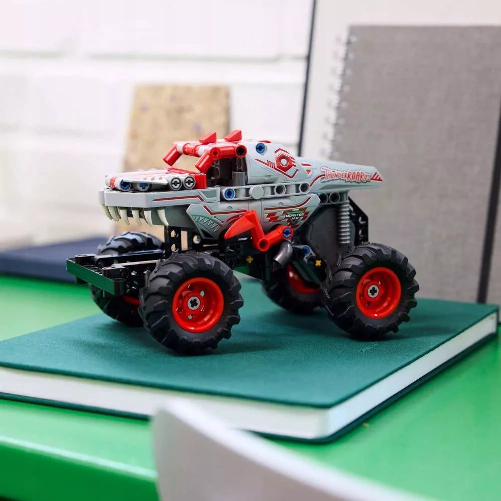 LEGO Technic 42200 Monster Jam ThunderROARus su atgalinio tempimo varikliu