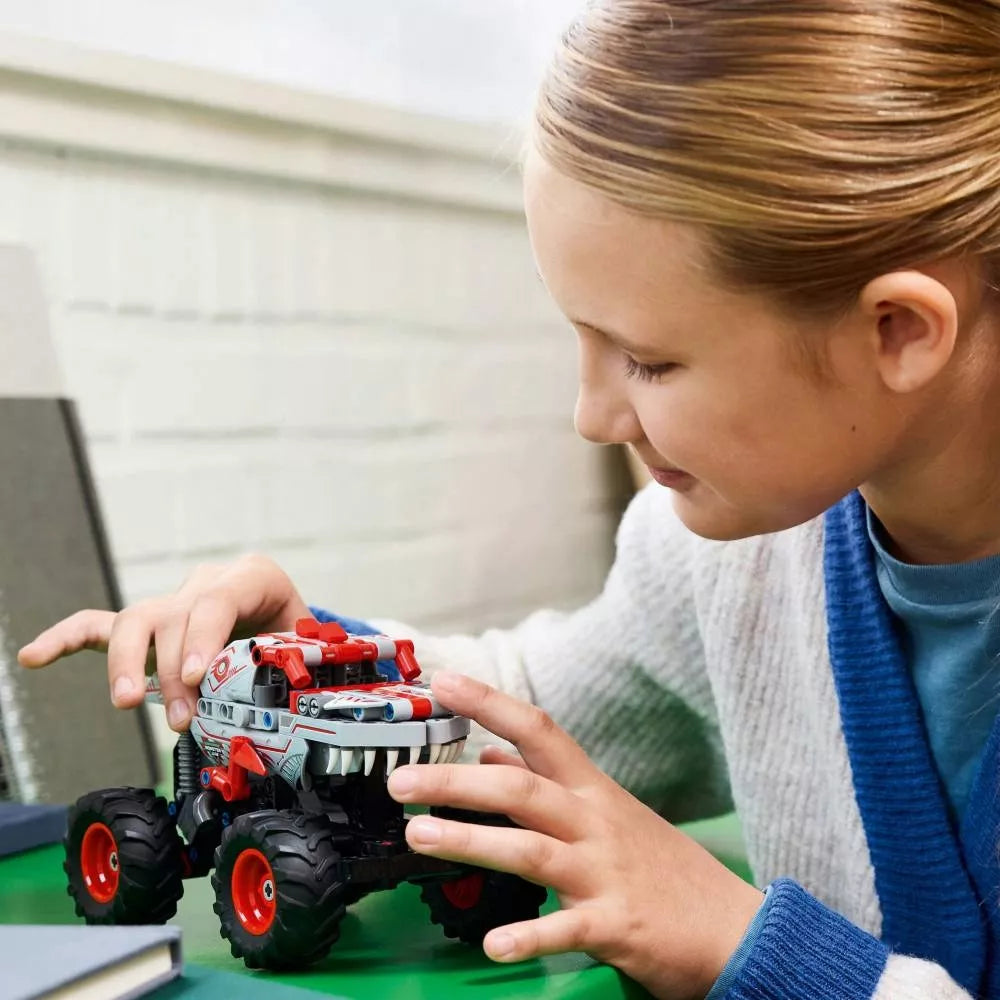 LEGO Technic 42200 Monster Jam ThunderROARus su atgalinio tempimo varikliu