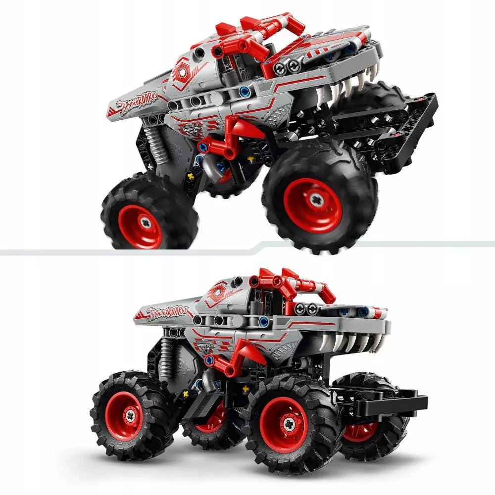LEGO Technic 42200 Monster Jam ThunderROARus su atgalinio tempimo varikliu