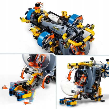 LEGO Technic 42201 Giliųjų vandenų tyrimų povandeninis laivas