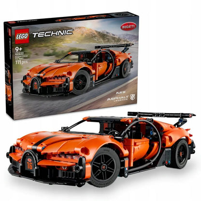 LEGO TECHNIC „Bugatti Chiron Pur Sport“ hipersporto automobilis 42222