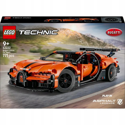 LEGO TECHNIC „Bugatti Chiron Pur Sport“ hipersporto automobilis 42222