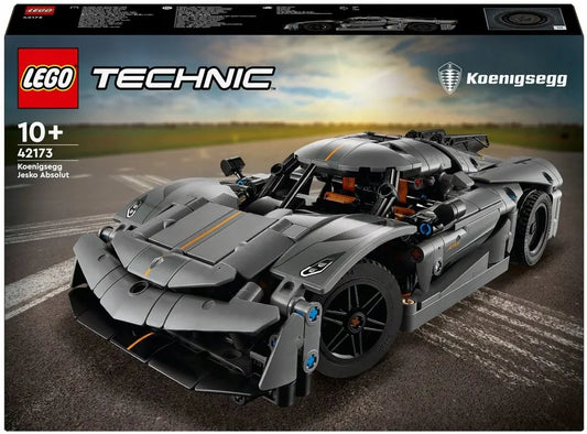 LEGO TECHNIC Pilkasis hiperautomobilis Koenigsegg Jesko Absolut 42173