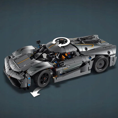 LEGO TECHNIC Pilkasis hiperautomobilis Koenigsegg Jesko Absolut 42173