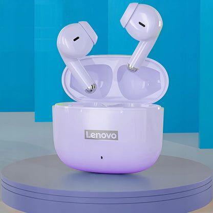 „Lenovo LP40 PRO“ violetinės belaidės ausinės, IPX5, „Bluetooth 5.1“