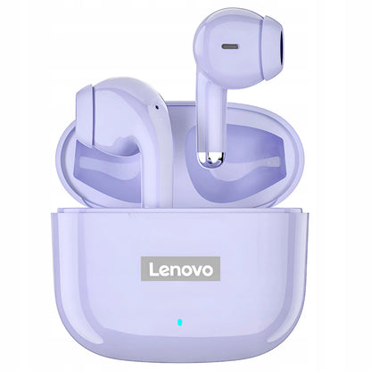 „Lenovo LP40 PRO“ violetinės belaidės ausinės, IPX5, „Bluetooth 5.1“