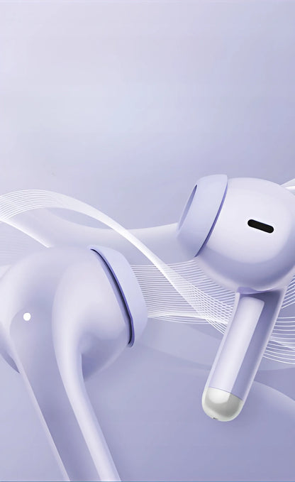 „Lenovo LP40 PRO“ violetinės belaidės ausinės, IPX5, „Bluetooth 5.1“