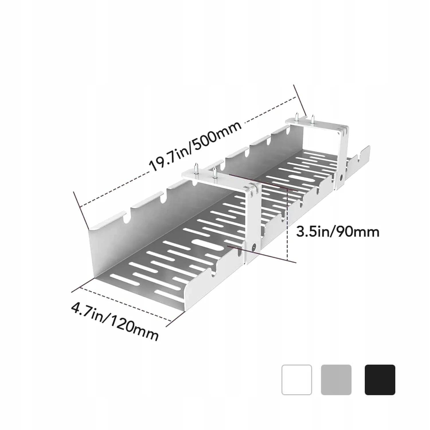Lentyna po stalu laidams ir maitinimo blokui Spacetronik SPK-520W 50 cm