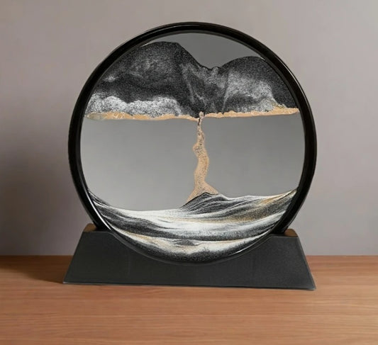 Gravity sand sculpture
