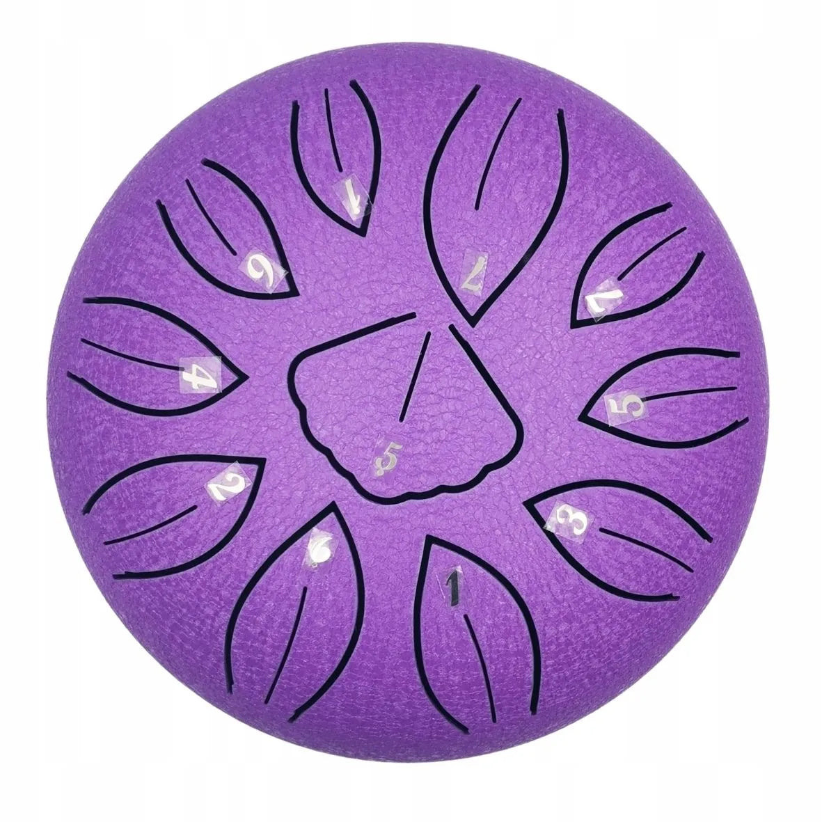 Liežuvinis būgnas 11 tonų 6 colių violetinis, plieninis Tongue Drum