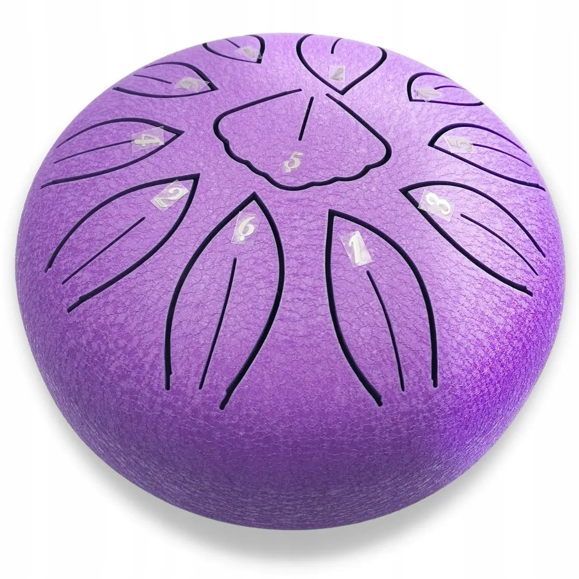 Liežuvinis būgnas 11 tonų 6 colių violetinis, plieninis Tongue Drum
