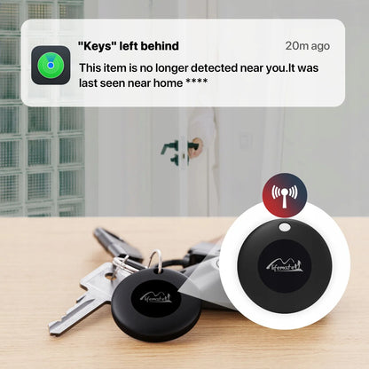 Lifemate LifeTag GPS ieieškiklis skirtas Apple Find My - IP65, 12 mėn. baterija, su baltu dėklu