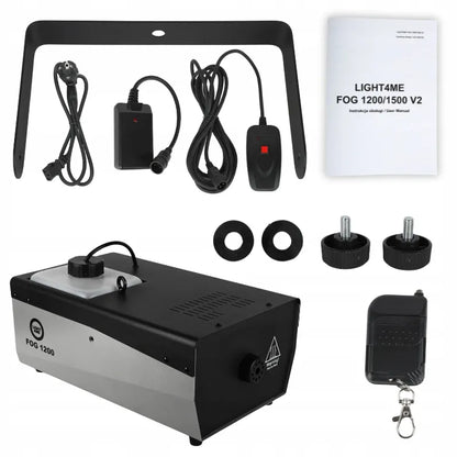 LIGHT4ME FOG 1200 V2 dūmų mašina su belaidžiu valdymo pulteliu