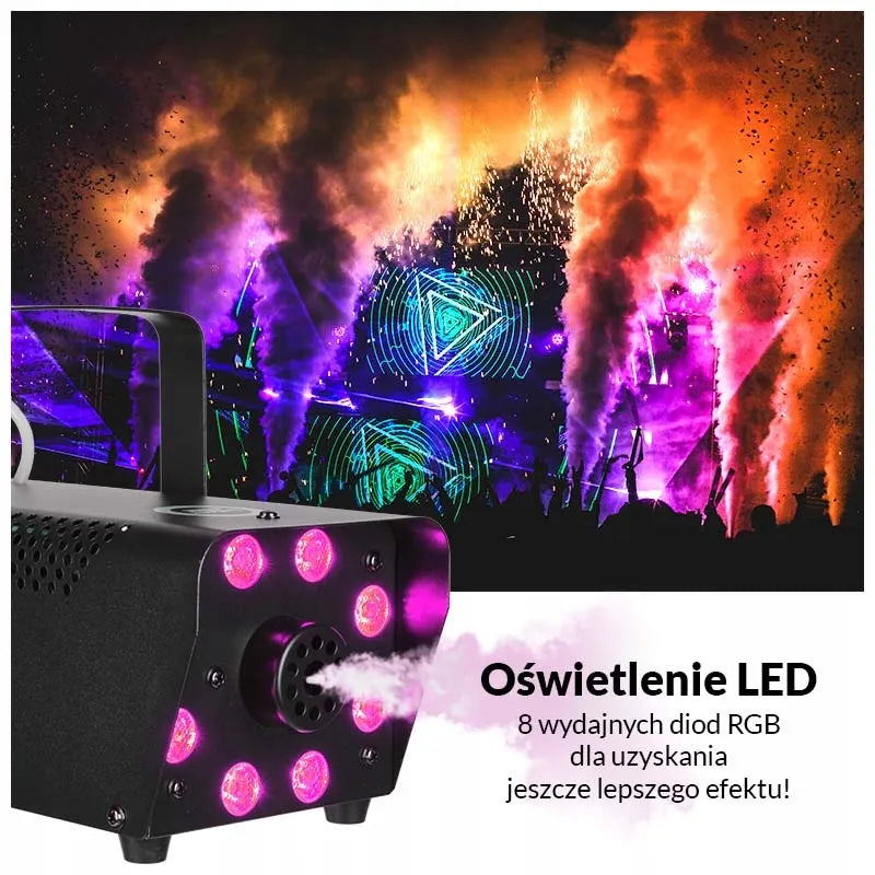 LIGHT4ME FOG 500 LED dūmų generatorius