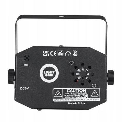 LIGHT4ME GIG SET 2 dūmų generatorius 400W LED, skystis 1l, akumuliatorinis