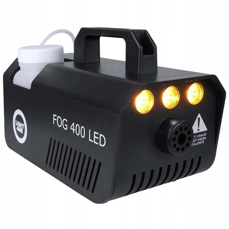 LIGHT4ME GIG SET 2 dūmų generatorius 400W LED, skystis 1l, akumuliatorinis
