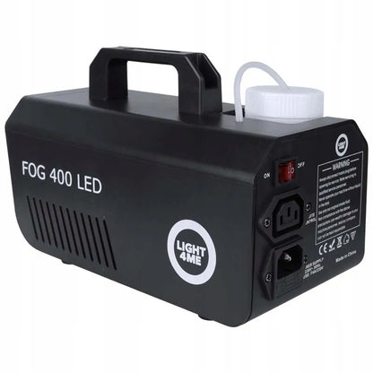LIGHT4ME GIG SET 2 dūmų generatorius 400W LED, skystis 1l, akumuliatorinis