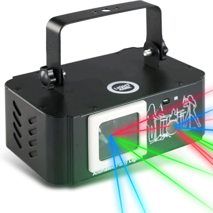 Light4Me PARTY LASER 1 RGB DMX lazerinis projektorius su skeneriu