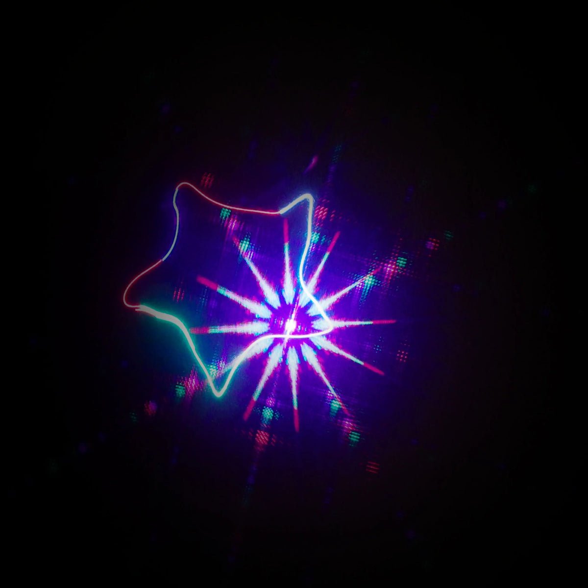 Light4Me PARTY LASER 1 RGB DMX lazerinis projektorius su skeneriu