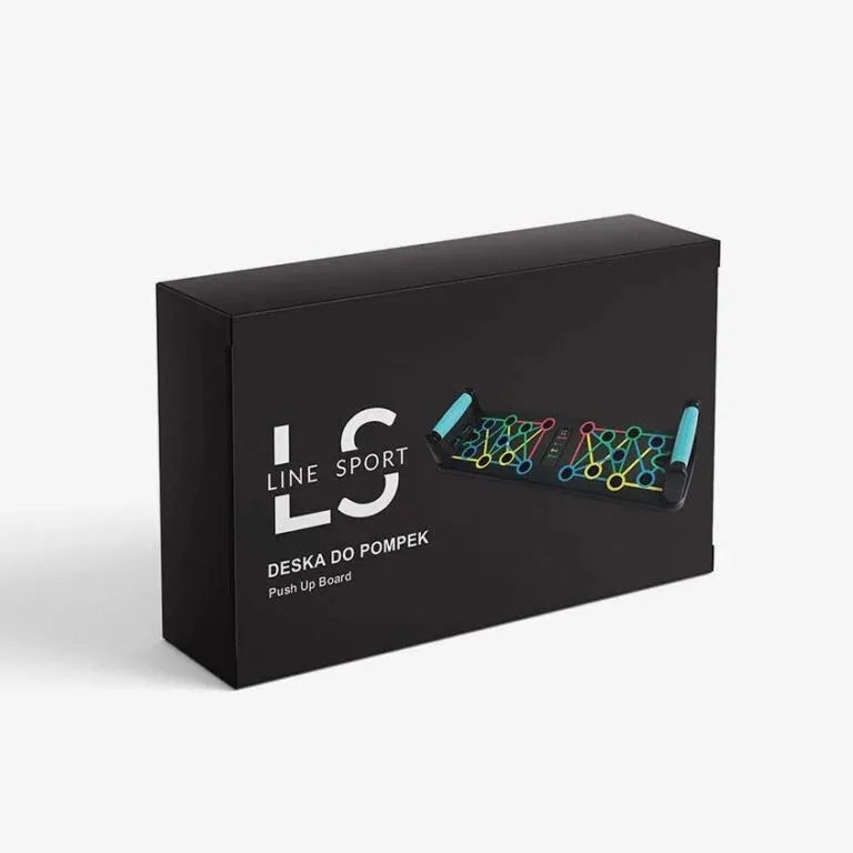 „Line Sport“ plastikinė atsispaudimų lenta, 63,5 cm, su neslystančiais pagrindais